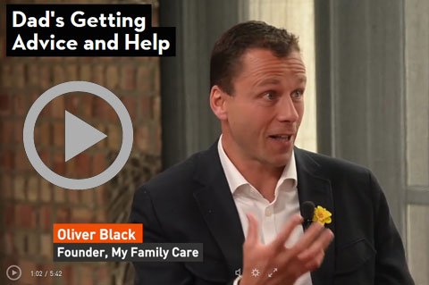 Oliver Black talking about the pressure on working dads